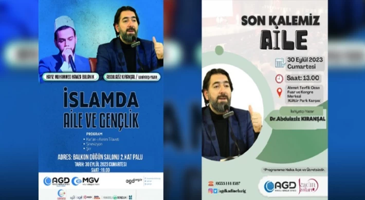 Anadolu Gençlik Derneği, Vatandaşları Konferansa Davet Etti