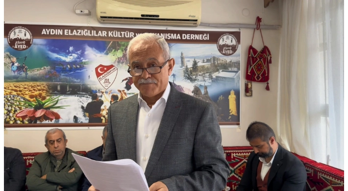 Aydın Elazığlılar Kültür Ve Dayanışma Derneği Başkanlığı’na Necati Gür Seçildi