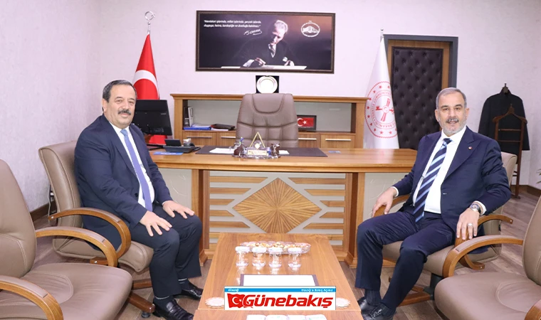 Başkan Alan, Defterdar Bağsız’ı Ziyaret Etti