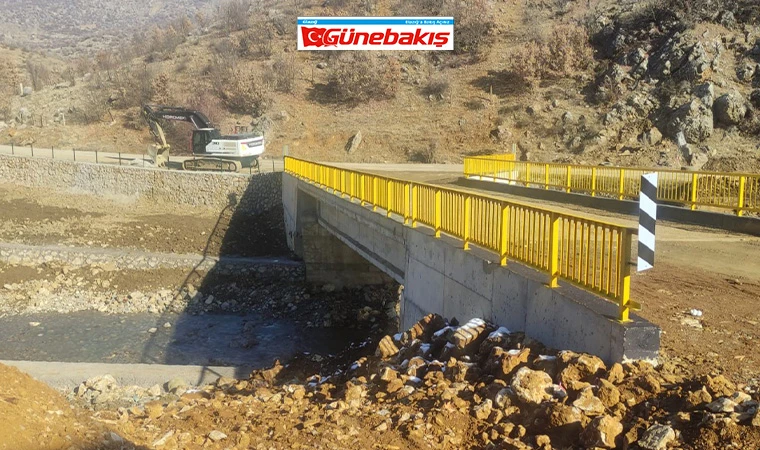 Bükardı Güvenlik Yolu Köprüsü Tamamlandı