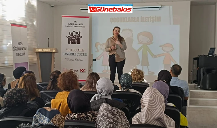Elazığ'da ‘Mutlu Aile, Başarılı Çocuk’ Projesi