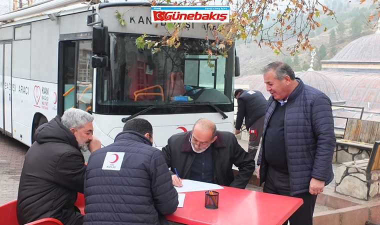 Keban’da Kızılay’ın Kan Bağışı Kampanyasına Büyük Destek
