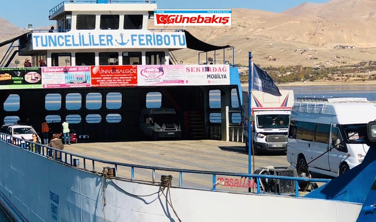 Pertek – Elazığ Feribot Saatleri Değişti!