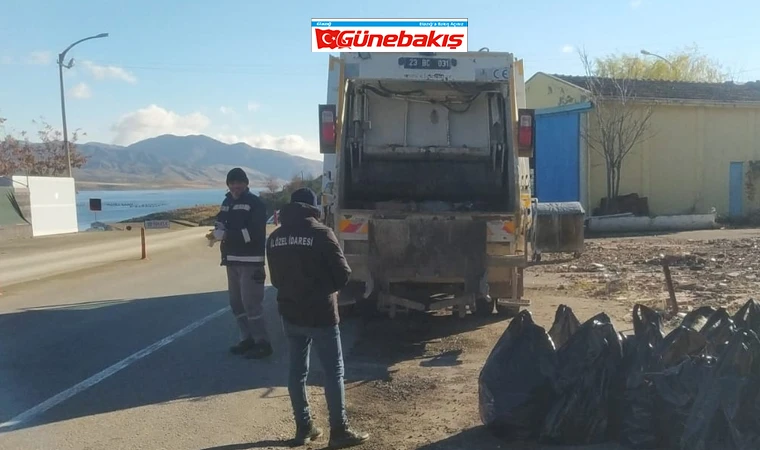 Pertek Feribot İskelesi ve Yol Güzergahı Temizlendi