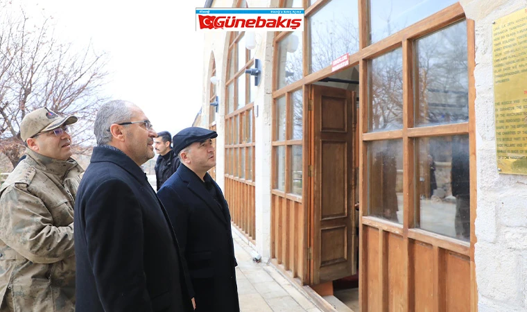 Vali Hatipoğlu, Harput’ta Tarihi İncelemelerde Bulundu