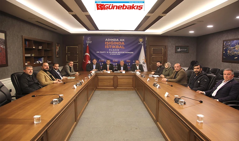 AK Parti Elazığ İl Başkanlığı’nda Ortak Akıl Toplantısı