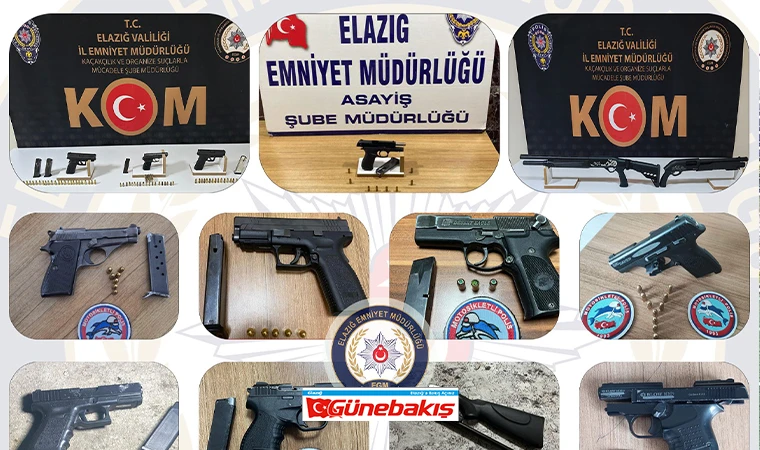 Elazığ’da 39 Şüpheliye Yönelik Operasyon