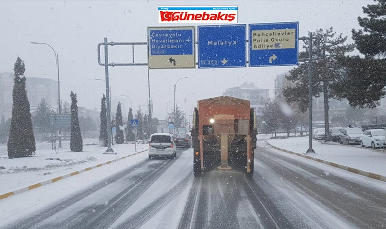 Meteorolojiden Elazığ İçin Kuvvetli Kar Yağışı Uyarısı