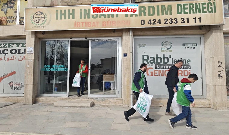 Elazığ İHH Ramazan Yardımlarını Sürdürüyor