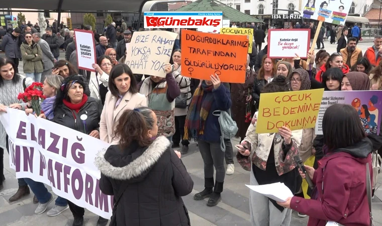 Elazığ Kadın Platformu, 8 Mart’ta Kadın Haklarına Dikkat Çekti
