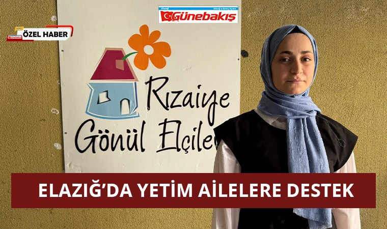 Elazığ’da Yetim Ailelere Destek