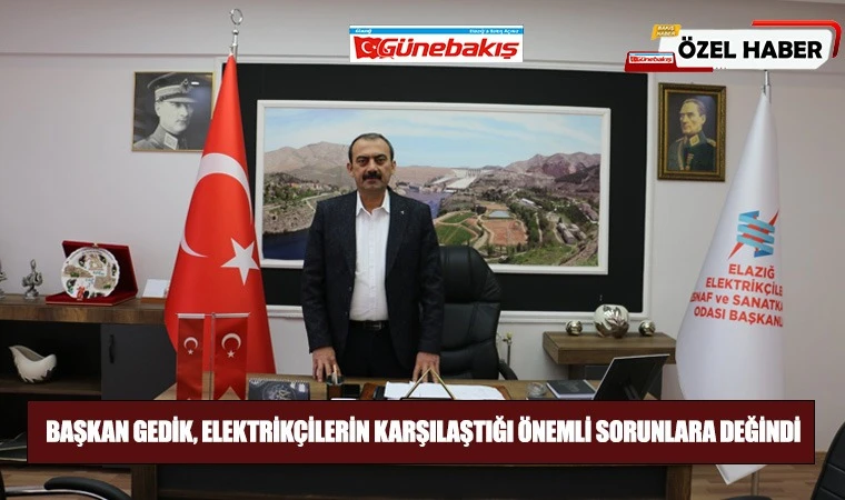 Başkan Gedik, Elektrikçilerin Karşılaştığı Önemli Sorunlara Değindi