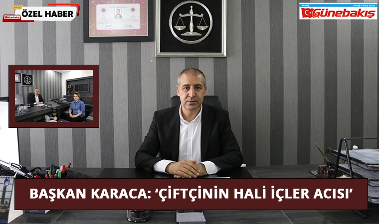 Başkan Karaca: ‘Çiftçinin Hali İçler Acısı’