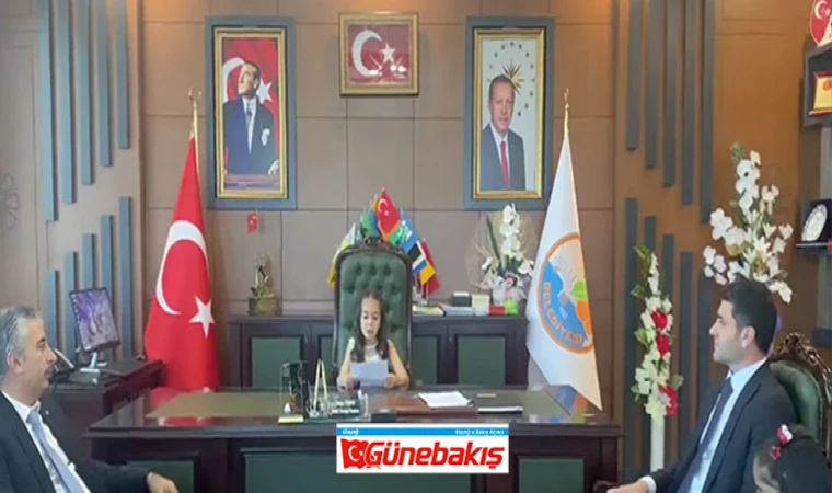 Başkan Turus, 23 Nisan’da Makamını Çocuklara Devretti