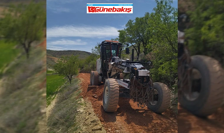 Elazığ İl Özel İdaresi’nden Akçatepe Köyü’ne Yol Hizmeti