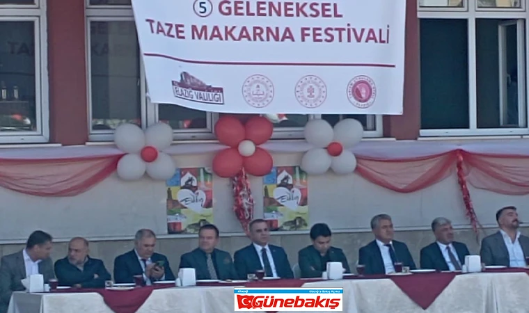 Elazığ’da Makarna ve Müzik Şöleni