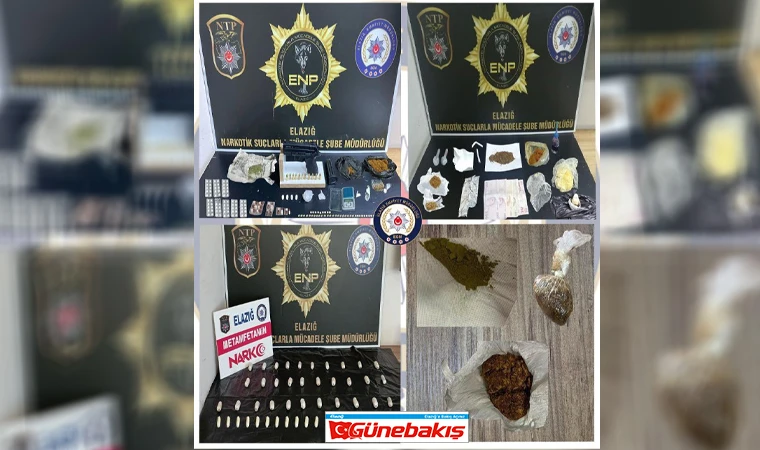 Elazığ'da Uyuşturucu Operasyonu: 12 Kişi Tutuklandı