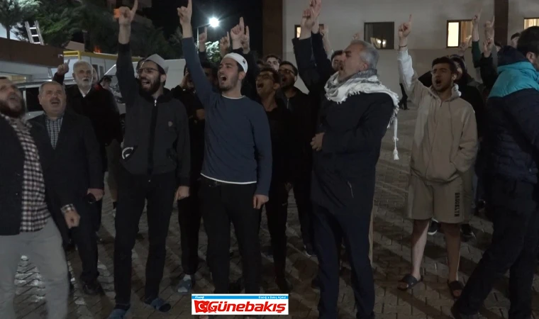 Elazığlılar, Gazze İçin Tekbir Getirerek Seslerini Yükseltti