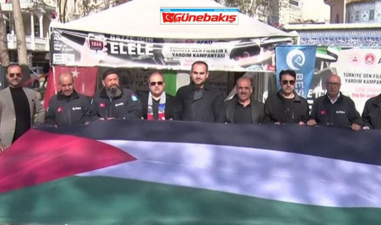 Gazze İçin Elazığ’da Dayanışma Nöbeti