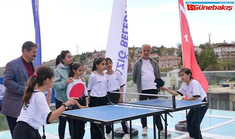 Harput’ta Masa Tenisi ve Bayram Coşkusu Bir Arada Yaşandı