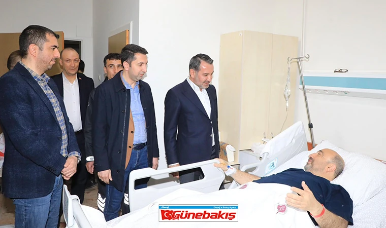 Milletvekili Açıkkapı'ya Geçmiş Olsun Ziyaretleri