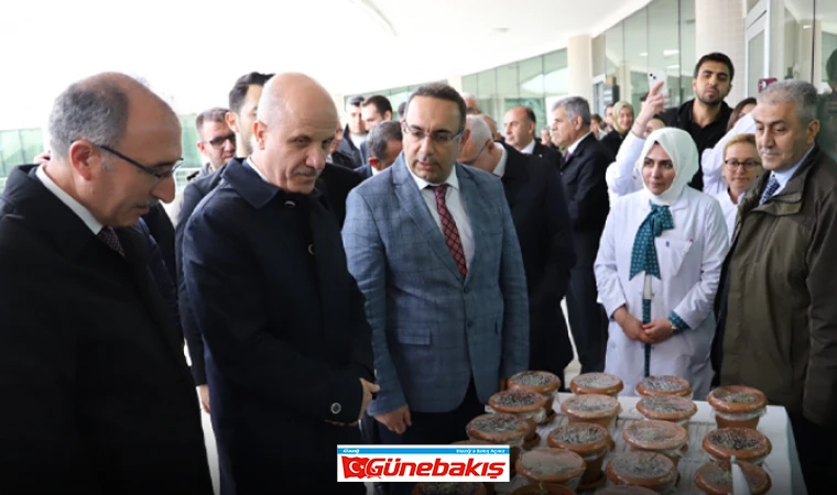YÖK Başkanı Özvar’a Fırat Üniversitesi’nde Endemik Bitki Üretimi Tanıtıldı