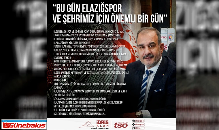 Başkan Alan:‘Başaracağımıza İnanın Ve Bu Maçı Alın’