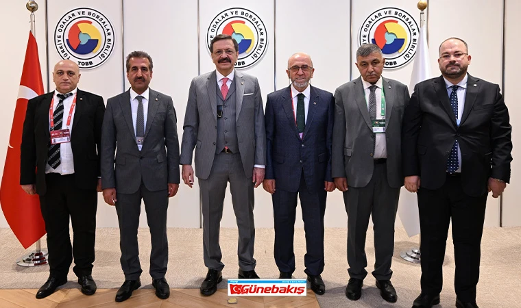 Başkan Dumandağ, TOBB Başkanı Hisarcıklıoğlu ile Bir Araya Geldi