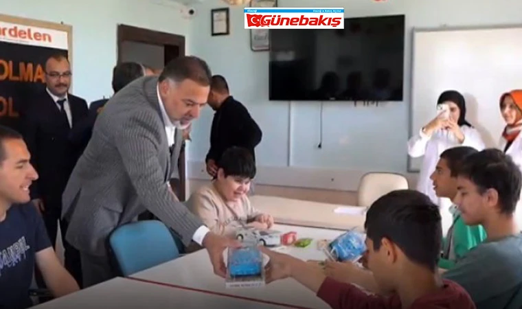 Başkan Gök’ten Özel Çocuklara Hem Ziyaret Hem Müjde