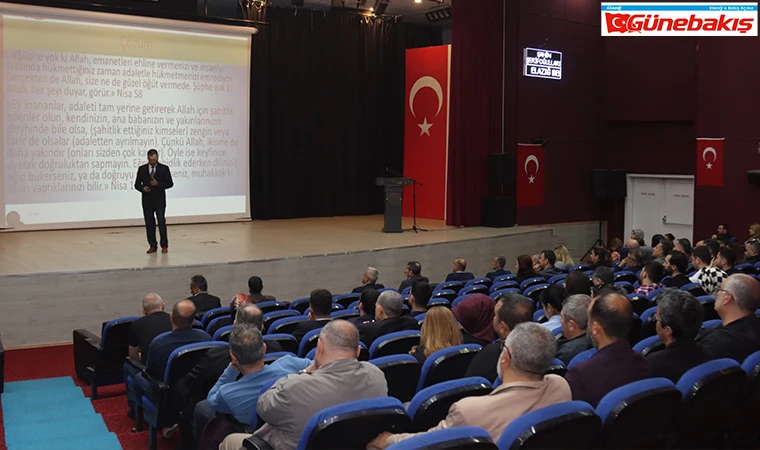Elazığ Belediyesi Tarafından ‘Kamu Etik Kuralları Eğitimi’ Konulu Seminer Düzenlendi