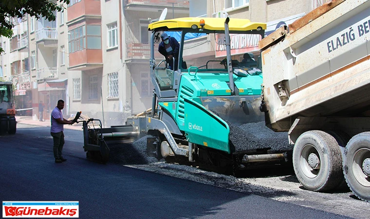 Elazığ Belediyesi’nden Asfalt Hamlesi