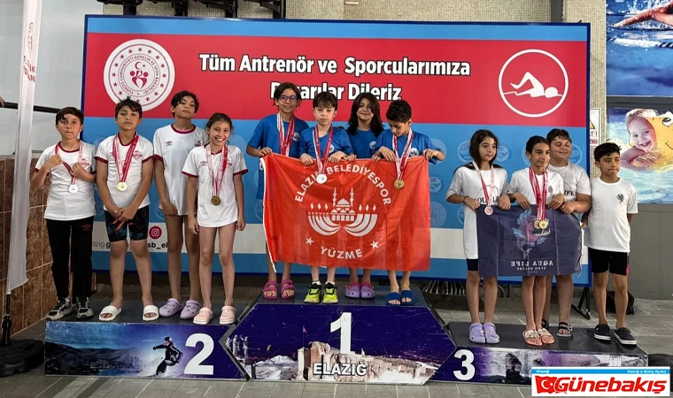 Elazığ Belediyespor Kulübü Yüzme Takımı’ndan Önemli Başarı