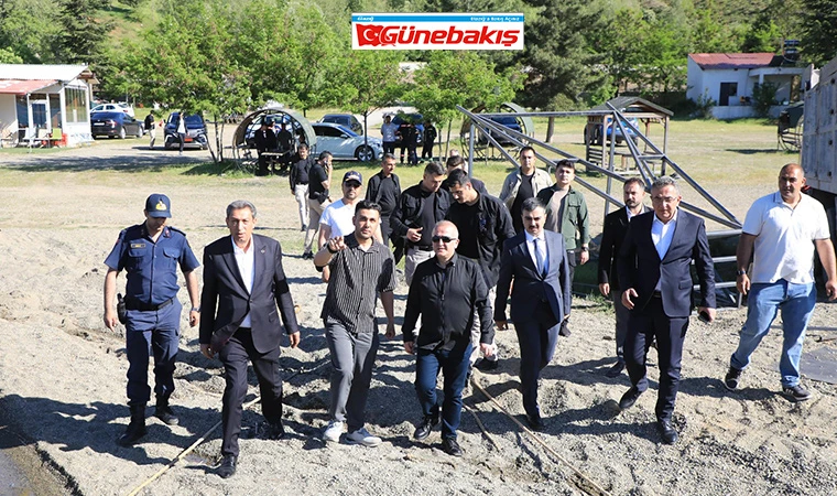 Hazar Gölü’ne Çevreci Dokunuş: Vali Hatipoğlu Çalışmaları İnceledi