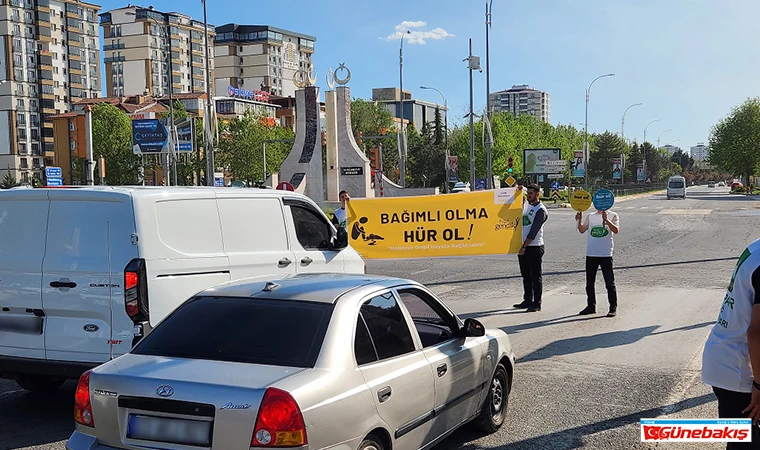 HÜDA-PAR Elazığ’dan Madde Bağımlılığına Karşı Farkındalık Çalışması