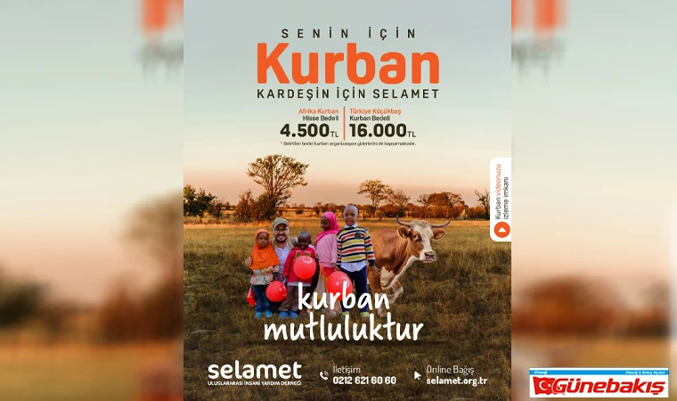 'Senin İçin Kurban, Kardeşin İçin Selamet' Kampanyası Başladı