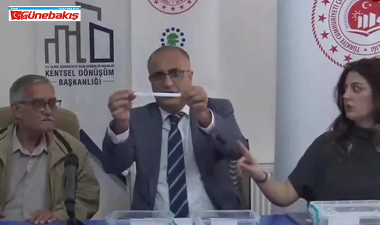 Sivrice’de 36 Konutun Kura Çekimi Noter Huzurunda Yapıldı