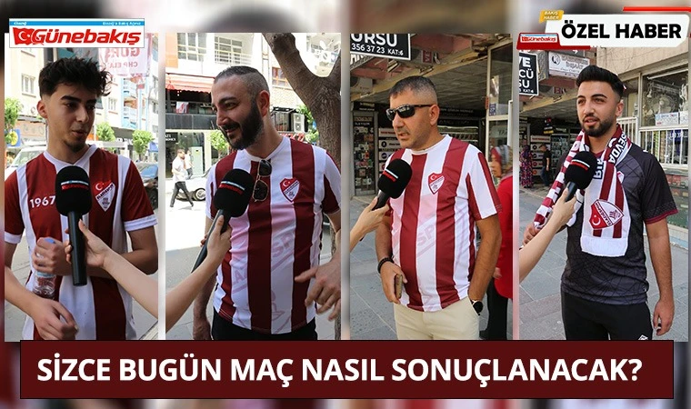 Sizce Bugün Maç Nasıl Sonuçlanacak?