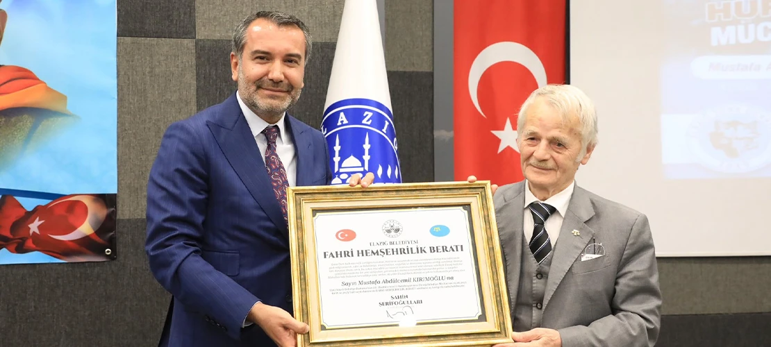 Başkan Şerifoğulları, Kırımoğlu’na ‘Fahri Hemşehrilik Beratı’ Takdim Etti