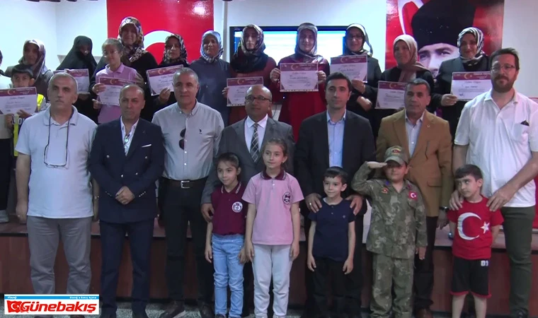 Eğitimde Aile Katılımı Güçleniyor: Velilere Sertifika Verildi
