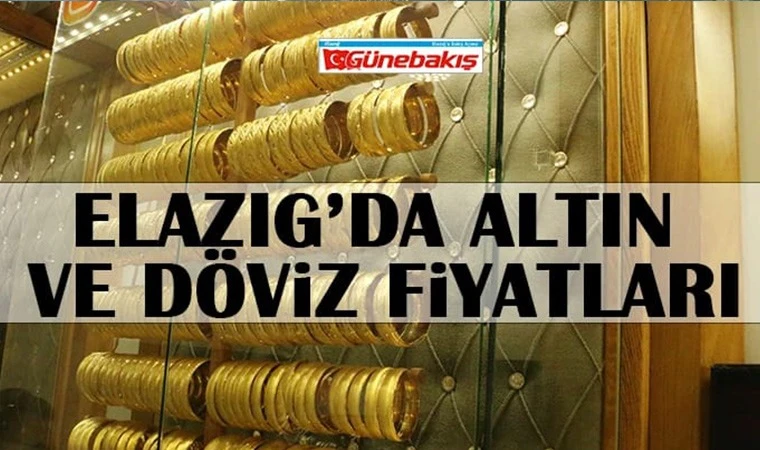 Elazığ’da Para-Altın Piyasalarında Son Durum