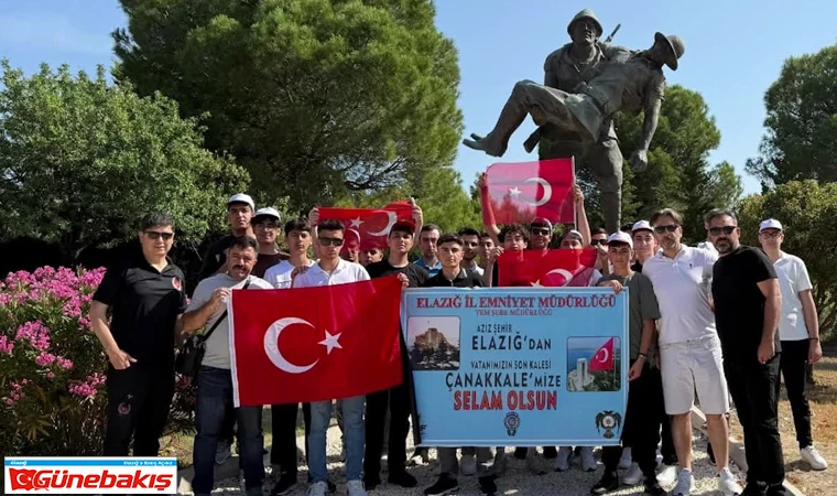 Elazığlı Gençler, Çanakkale Ruhunu Yaşamak İçin Tarihi Mekanları Ziyaret Etti