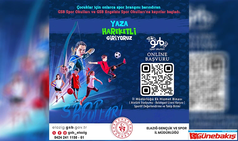 Gençlere Spor, Sanat ve Bilim Dolu Yaz