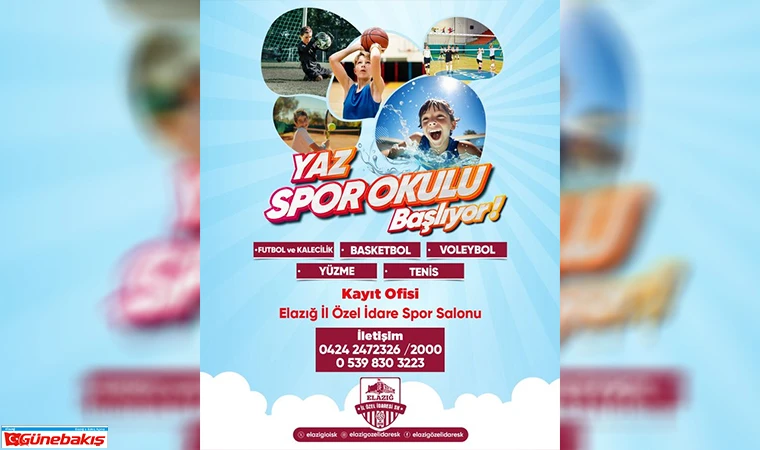 İl Özel İdare Yaz Spor Okulu Açılıyor