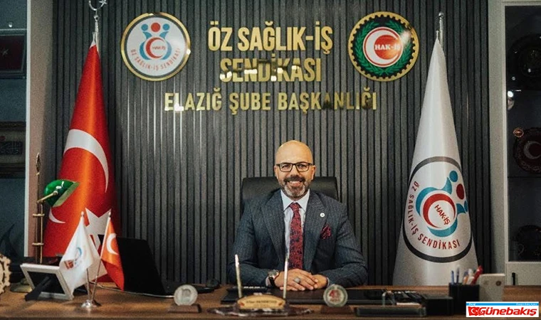 Öz Sağlık-İş Elazığ Şube Başkanı İrfan Demirtaş Anjiyo Oldu
