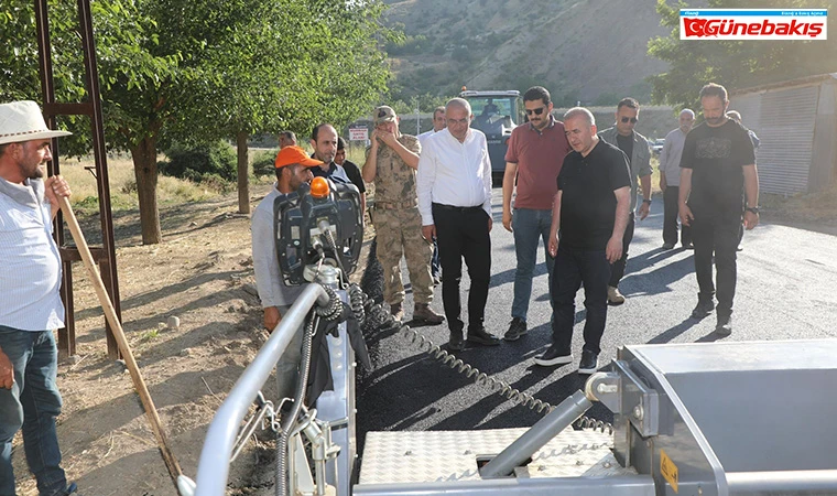 Vali Numan Hatipoğlu, Asfalt Sezonu Çalışmalarını Yerinde İnceledi