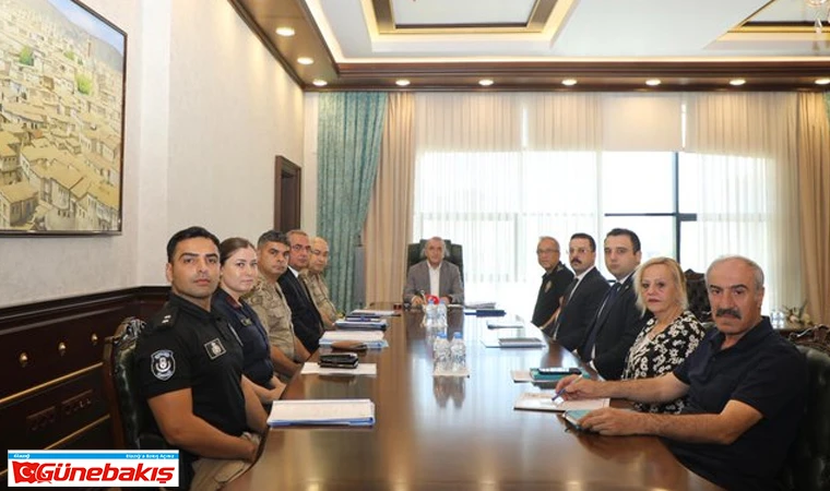 Elazığ Valiliği Boğulma Olaylarının Önlenmesi İçin Toplantı Düzenledi