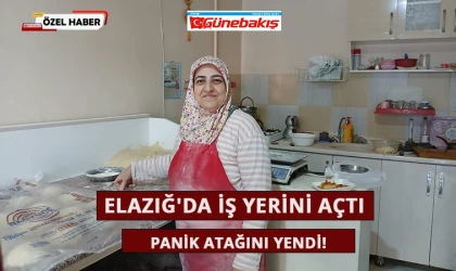 Elazığ'da İş Yerini Açtı, Panik Atağını Yendi!