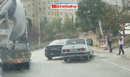 Elazığ’da Maddi Hasarlı Trafik Kazası
