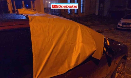 Soğuk Hava Araç Camlarını Dondurdu