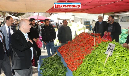 Vali Hatipoğlu, Bayram Öncesi Semt Pazarını Ziyaret Etti